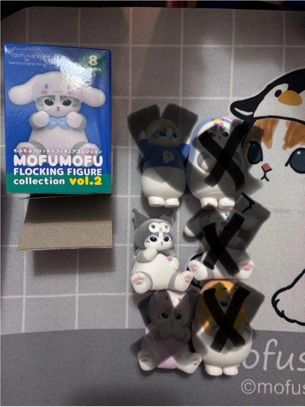 Mofusand x Sanrio Mofumofu Flocking Figure Vol.2